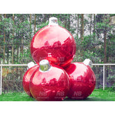 Giant Event Decoration PVC nightclub Inflatable balloon Disco party wedding gold silver Floating Sphere Inflatable Mirror Ball